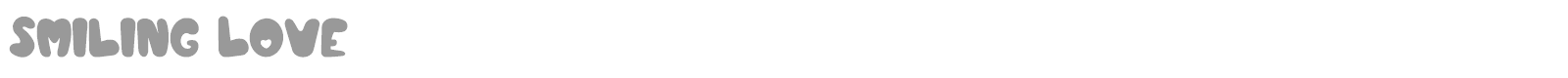 Smiling Love font preview